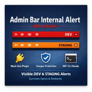 Admin internal alert