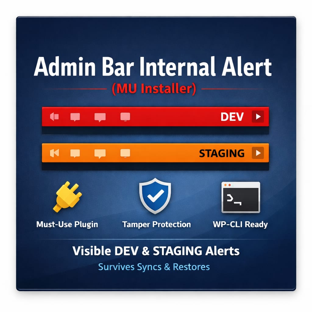 Admin internal alert